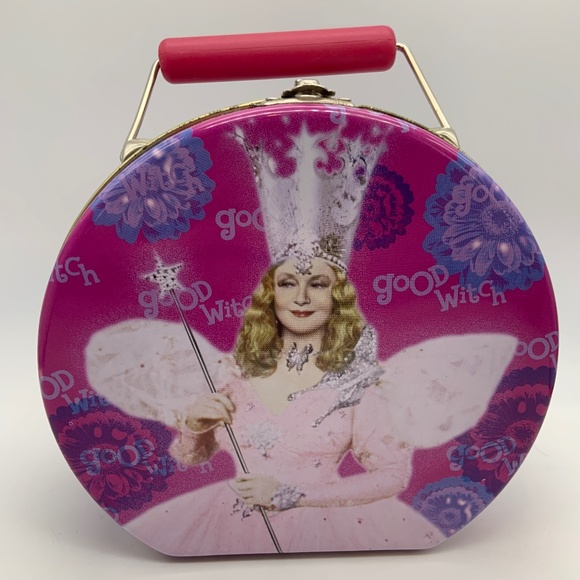 VTG Wizard of Oz Glinda Good Witch Wicked Bad Witch Tin Collectible Lunch Box - Picture 1 of 16